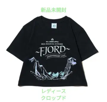 미세스 FJORD 로고 티셔츠 블랙 여성용