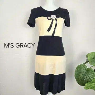 M'S GRACY 엠즈 그레이시 원피스 반팔 까멜리아 썸머 니트