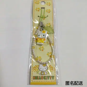 지역 특산품 키티 헬로키티 스트랩 유채꽃 레어