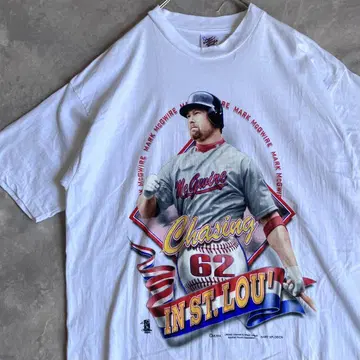 Mark McGwire 62 티셔츠 프로 야구 MLB 맥과이어 여름 반팔