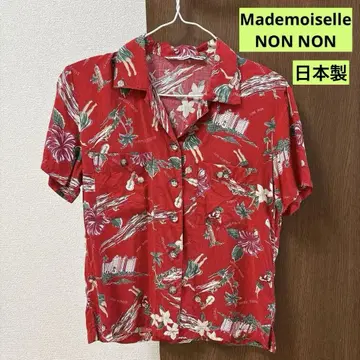 마드모아젤 논논 알로하 셔츠 레이온
