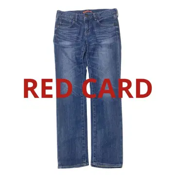 RED CARD 보이프렌드 데님 사이즈 25 품번 64503
