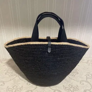 MAISON N.H. PARIS 블랙 바스켓백
