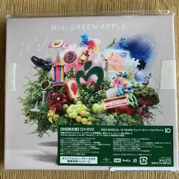 Mrs. GREEN APPLE 10 CD+DVD 초회 한정판