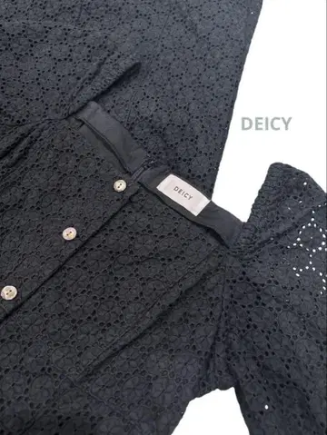 새상품급 deicy 데이지 코튼 플라워 레이스 타이트 원피스