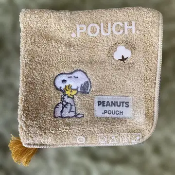 PEANUTS 스누피 타월 손수건 파우치