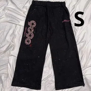 9090 girl OG 로고 글리터 스웨트 팬츠