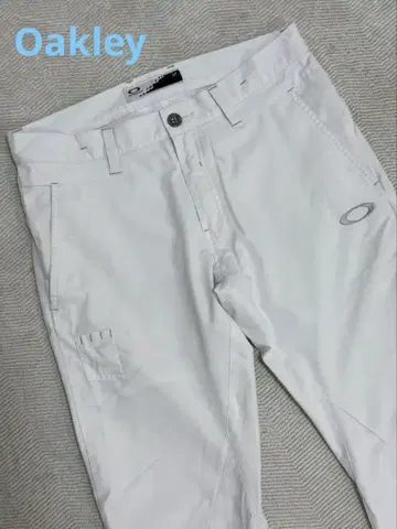 오클리 Oakley 흰색 화이트 골프 팬츠 사이즈 32 L