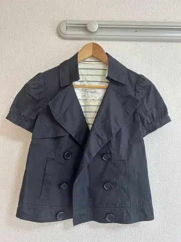 Jane Marple 네이비 더블 브레스트 자켓
