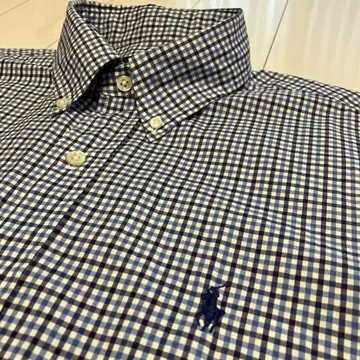 Ralph Lauren 체크 무늬 버튼 다운 셔츠 M 타카시마야 구매