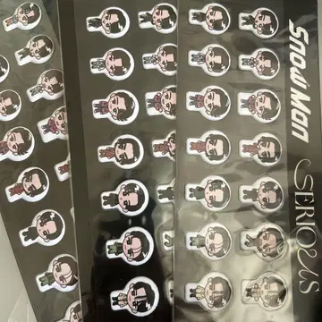 SnowMan 스노푸쿠 씰 3개 세트