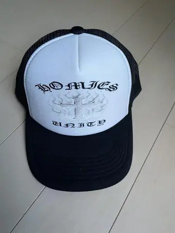 크로스 로즈 메쉬 캡 화이트