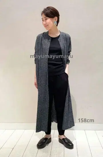 GALERIE VIE 워셔블 레이온 셔츠 원피스