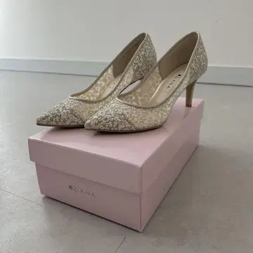 DIANA 라메 글리터 펌프스 브라이덜 슈즈