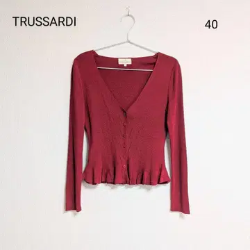 0084 TRUSSARDI 트루사르디 가디건 40 사이즈