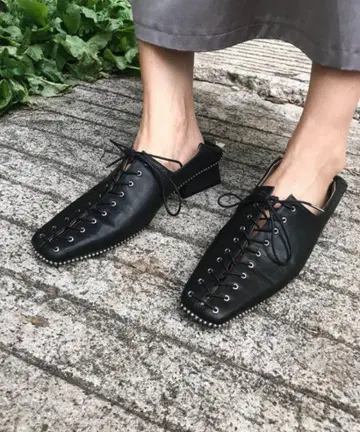 아메리빈티지 스터드 로퍼 S 블랙 새상품급