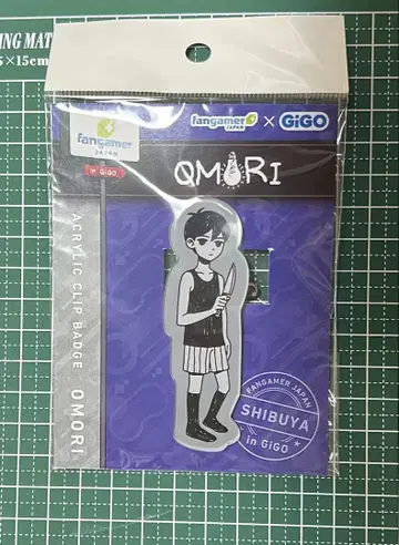 아크릴 클립 배지 OMORI