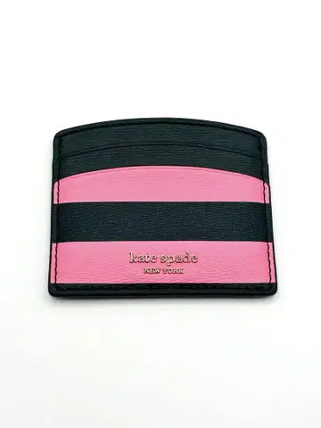 새상품급 kate spade 카드 케이스 블랙과 핑크