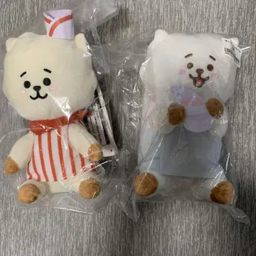 BTS BTS JIN 진 RJ 봉제 인형 2개 세트