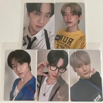 TXT TOGETHER 유니버셜 라키드로 트레이딩 카드 5종 컴프