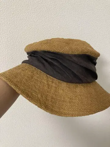 mature ha. 밀짚모자 베이지 다크 브라운