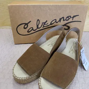 Calzanor 브라운 에스파드리유 샌들