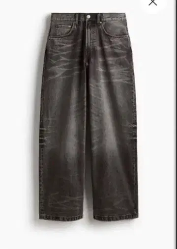 엔도 모리 착용 동일 사이즈 H&M 슈퍼 배기 데님 34/30