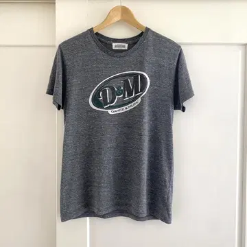 GOOD ROCK SPEED D&M 프린트 티셔츠 그레이 새상품급