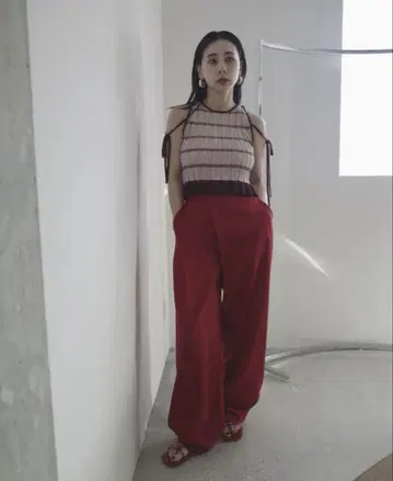 ameri vintage 슬리브리스 탑