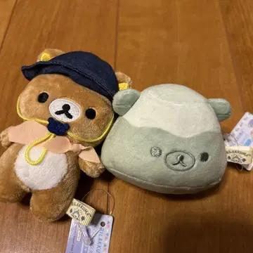 새상품 봉제 인형 리락쿠마 코모레비 캠핑 야마