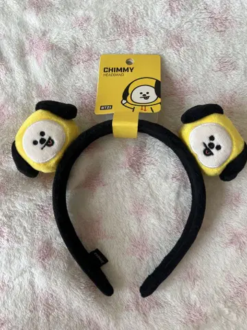 BTS CHIMMY 헤드밴드 공식 택 포함 미사용 새상품급