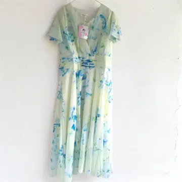 D 빅 사이즈 shixue fashion 플라워 원피스