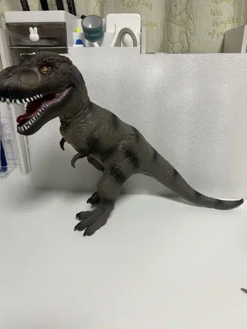 티라노사우루스 피규어 다크 그레이 약 30cm