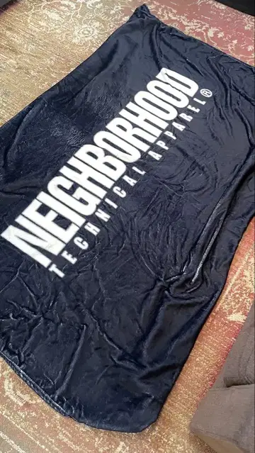 neighborhood 네이버후드 담요 블랙 검정 담요
