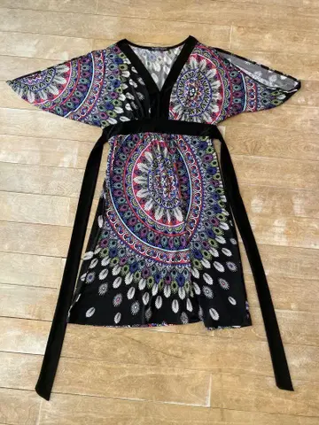 Janette Fashion 페이즐리 무늬 원피스