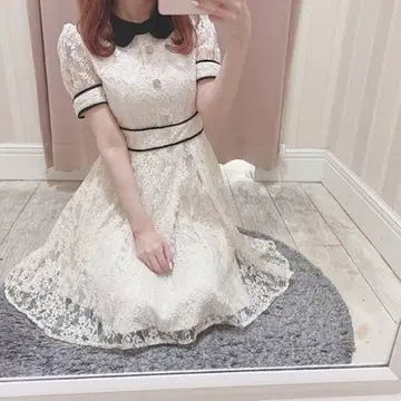 evelyn 파이핑 비쥬 원피스