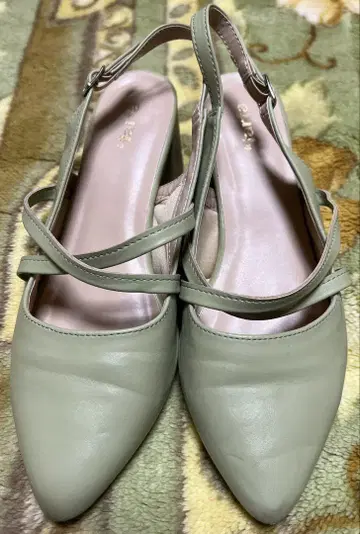 la farfa SHOES 라 파파 신발 펌프스 그린