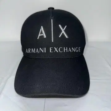 ARMANI EXCHANGE 블랙 야구 모자