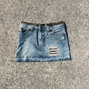 단일 상품 y2k 00s 빈티지 데님 카모 스커트