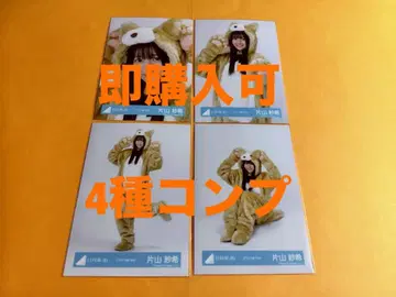 가타야마 사키 히나타자카46 동물 인형옷 랜덤 브로마이드 4종 컴프
