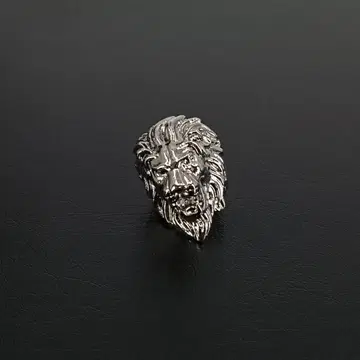 라이온 헤드 실버 반지 반지 실버 14호