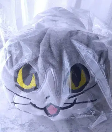 일하는 고양이 봉제 인형 티슈 케이스