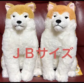 호코리 아키타견 하치베에 봉제 인형 JB 사이즈 2종 세트