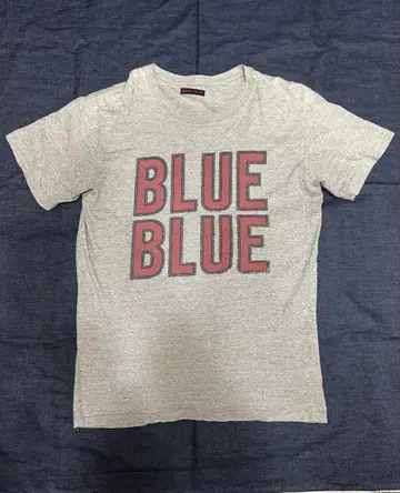 BLUE/BLUE 그레이 티셔츠 사이즈 3