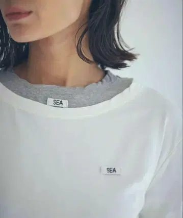 SEA 빈티지 코튼 L/S TEE