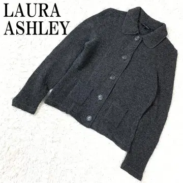 LAURA ASHLEY 니트 가디건 그레이 M B9440