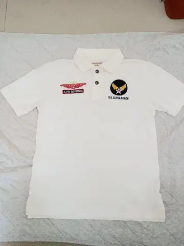 ALPHA INDUSTRIES U.S. ALPHA FORCE 피케 셔츠