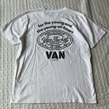 Van Jacket 백 프린트 포켓 티셔츠