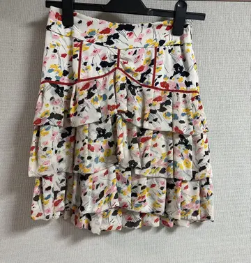 DVF 티어드 스커트 / 프린트 미니 스커트