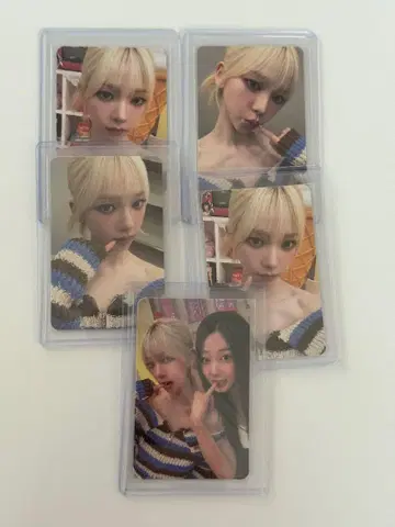 aespa myworld 카리나 트레이딩 카드 sm&store 개봉